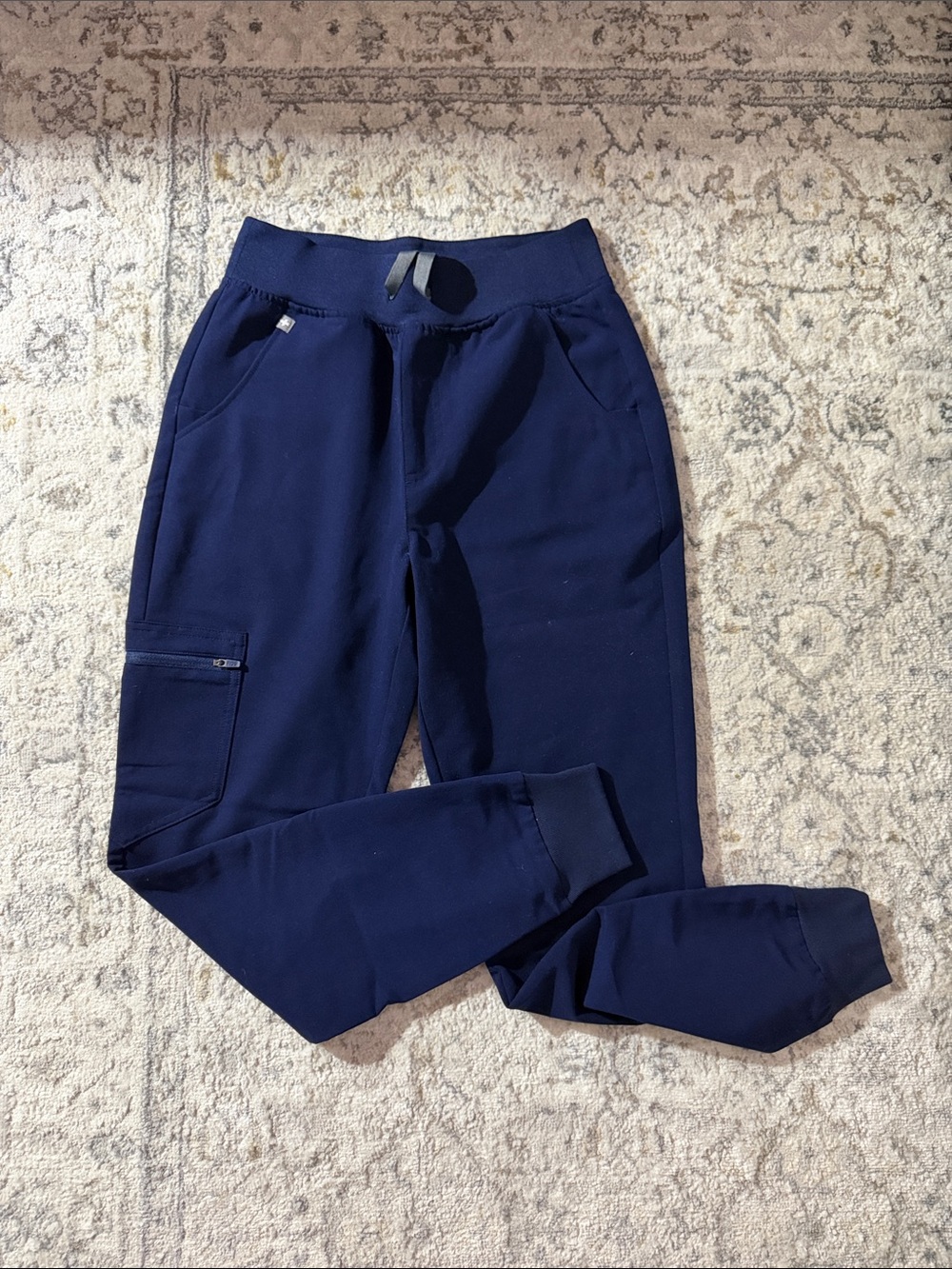 Figs Navy Blue XS Scrub Joggers